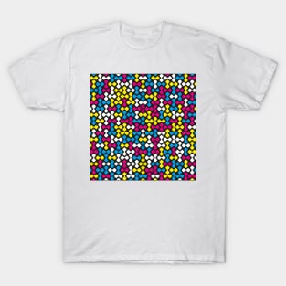 Metasquircle Pattern (CMYK Colour) T-Shirt